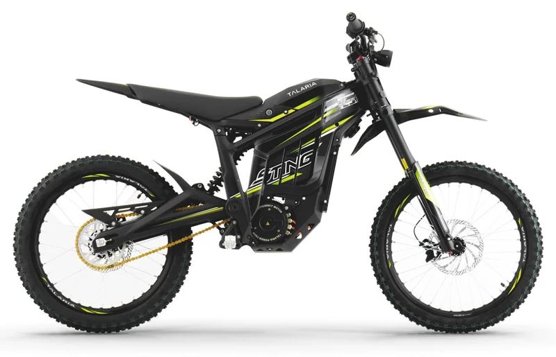 Talaria Sting MX3 – Elektromotorrad, Seitenansicht